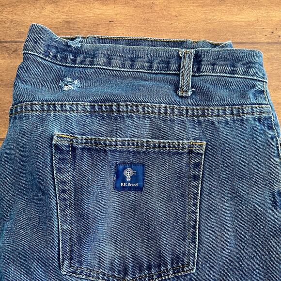 RK Brand Work Wear Denim Jeans Mens 46 x 30 : A-54 - Picture 2 of 13